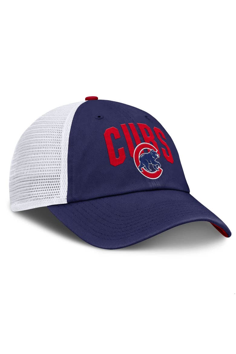 Men's Nike  Royal Chicago Cubs Primetime Club Adjustable Trucker Hat, Alternate, color, Royal