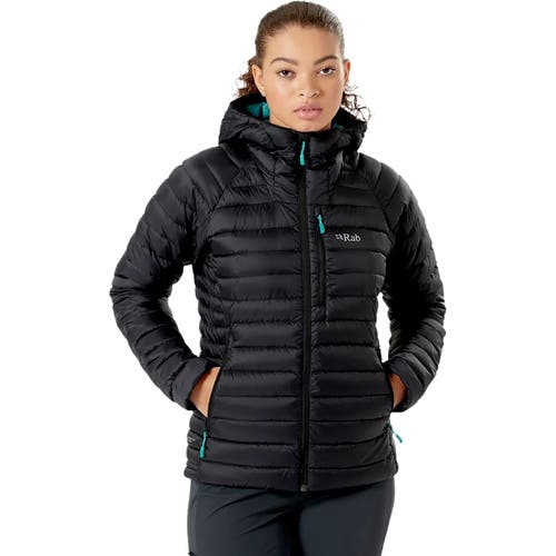 Rab Microlight Alpine Down Jacket In Black