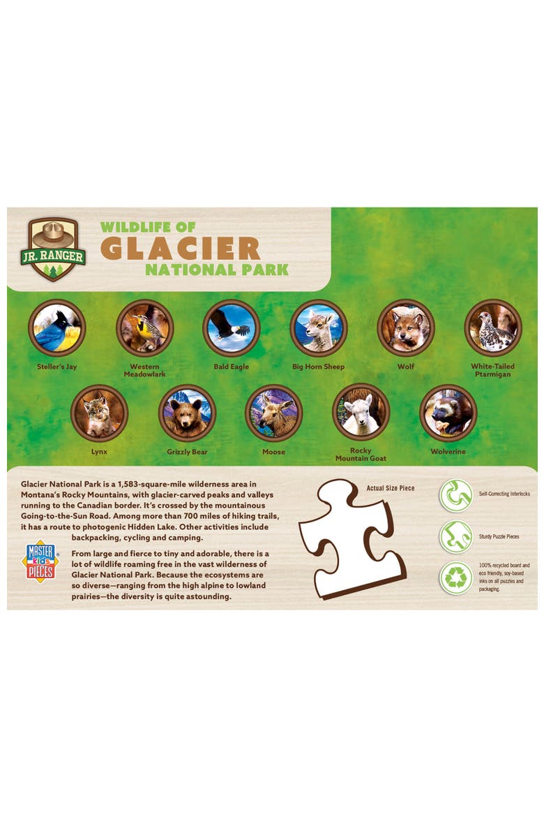 Wildlife of Glacier 100pc Puzzle, Alternate, color, Multicolor
