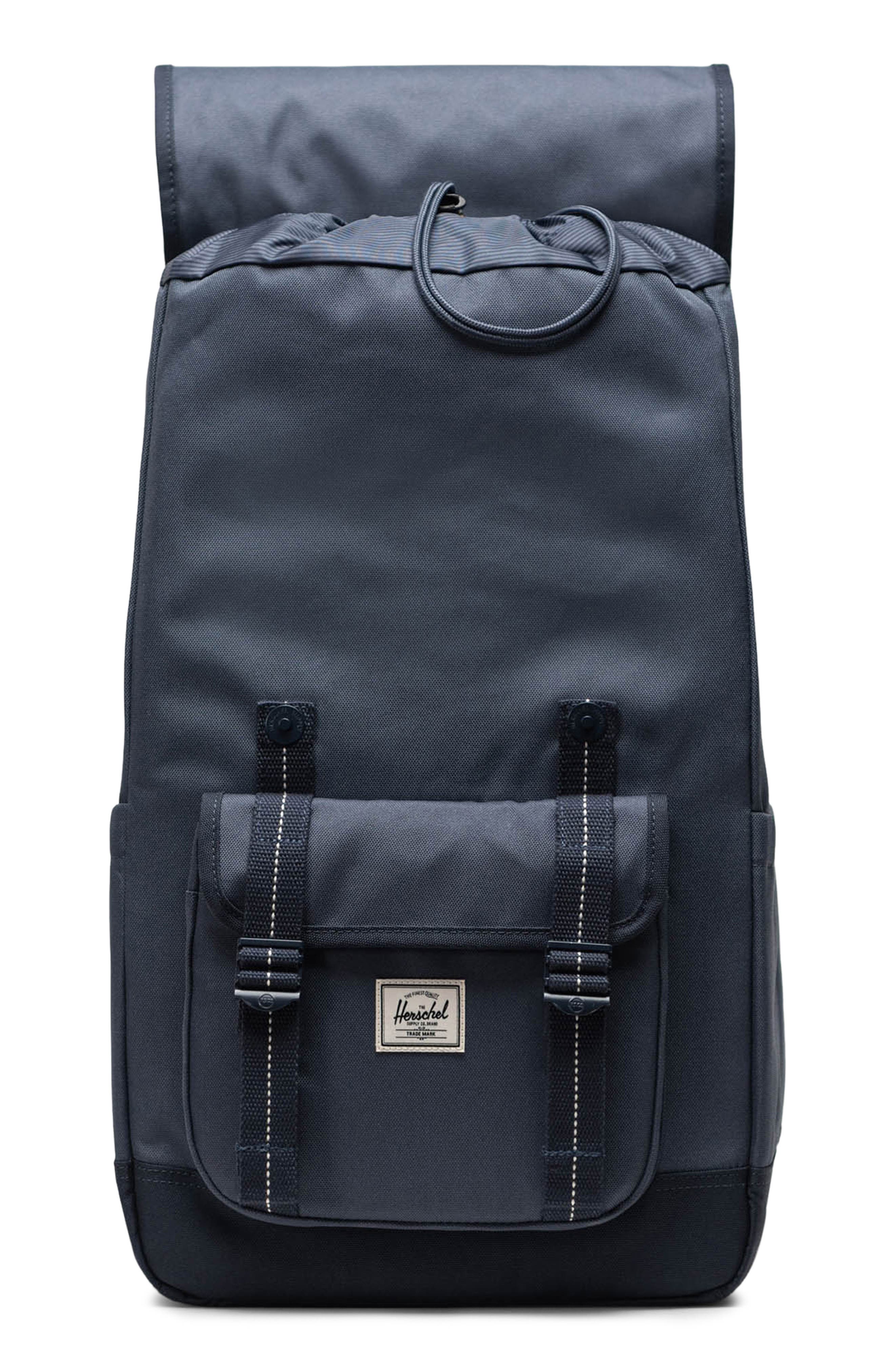 Little America Canvas Backpack, Alternate, color, OMBRE BLUE/AFTER MIDNIGHT