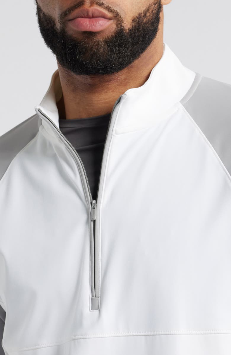 johnnie-O Armstrong Water Resistant Performance Half Zip Pullover, Alternate, color, White