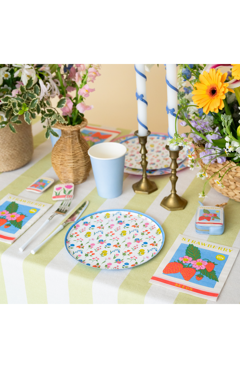 Jollity & Co. In Bloom Strawberry Seed Packet Large Napkins, Alternate, color, Assorted Pre-Pack
