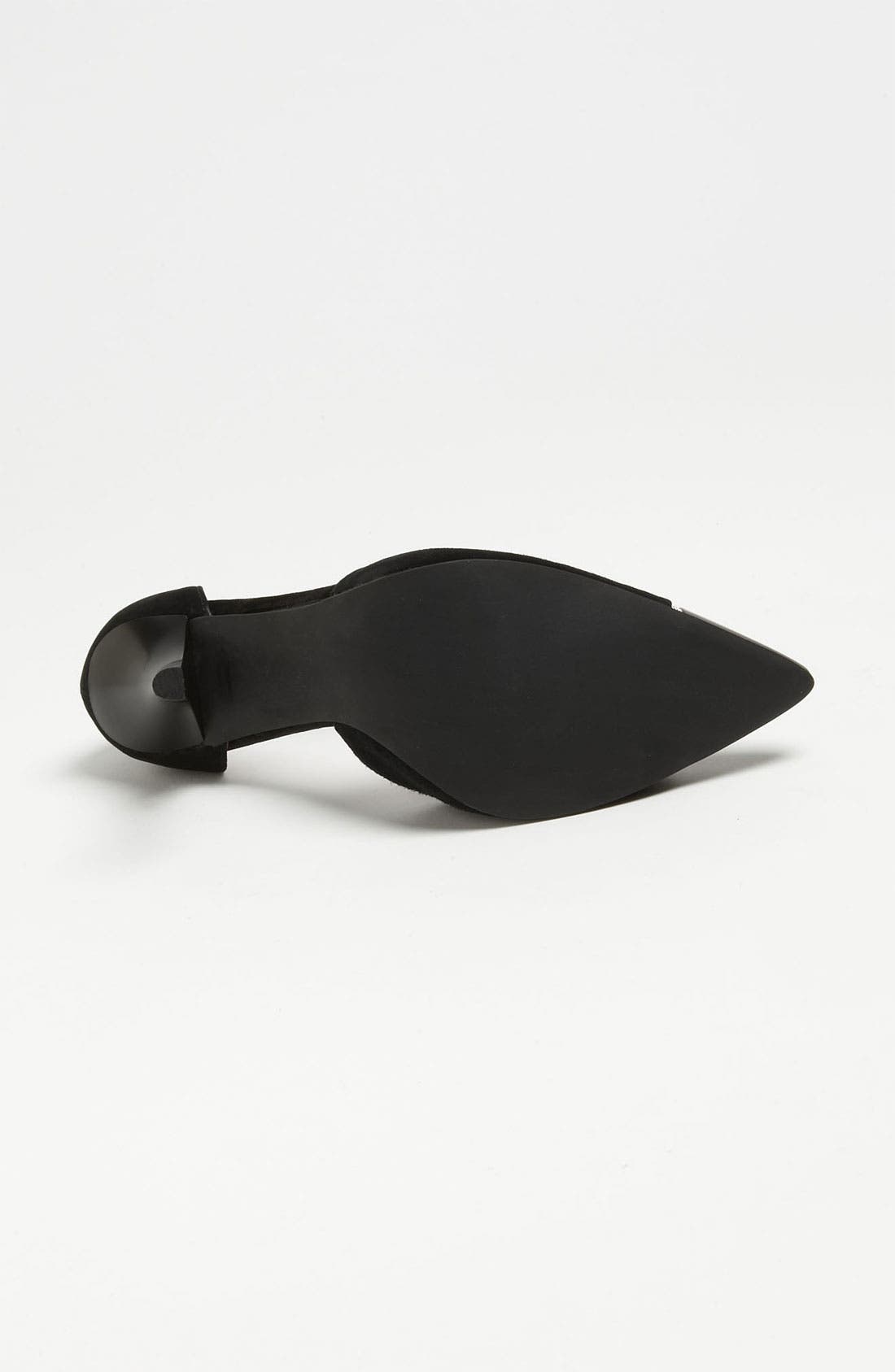 'Koons' Pump, Alternate, color, BLACK SUEDE/ PEWTER
