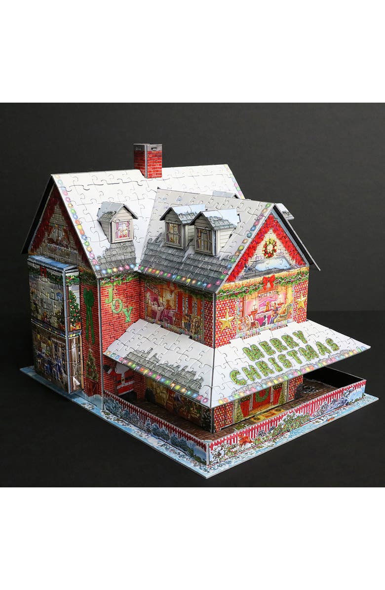 Eurographics 3D Puzzle Christmas House 1100 Pieces, Alternate, color, Multicolored