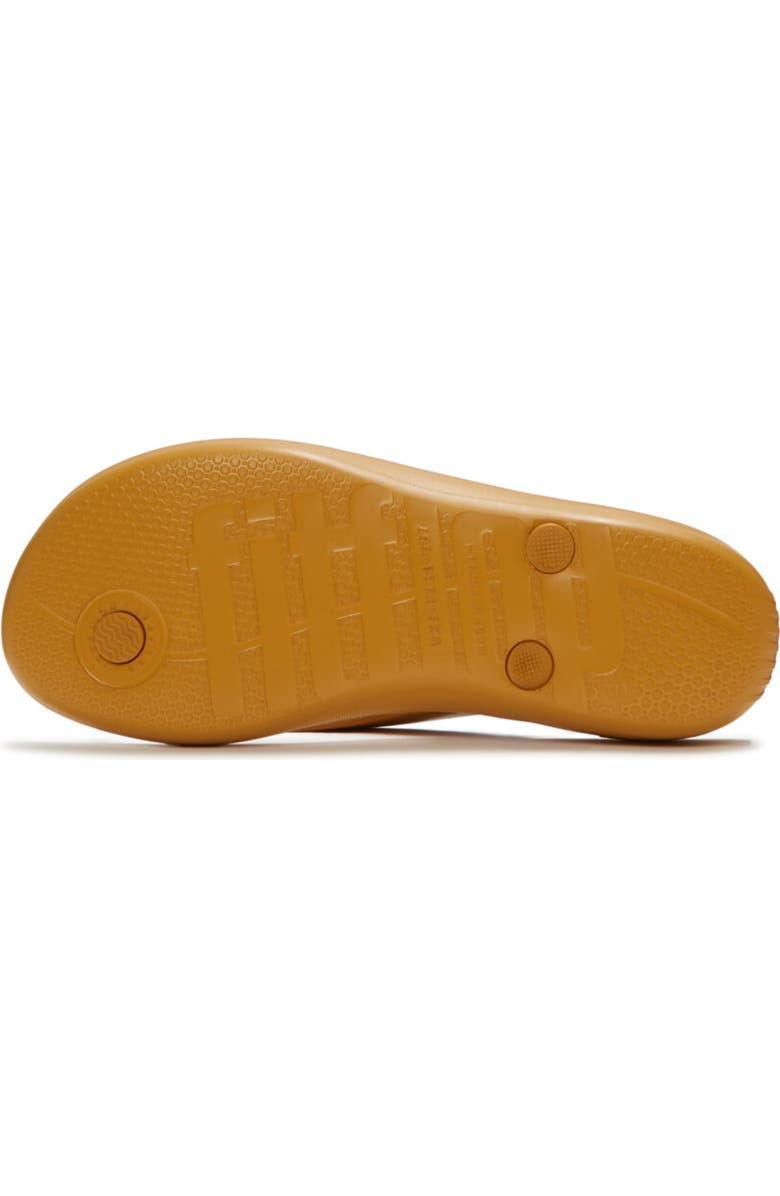 FitFlop Iqushion Glossy Flip-Flops, Alternate, color, Turmeric