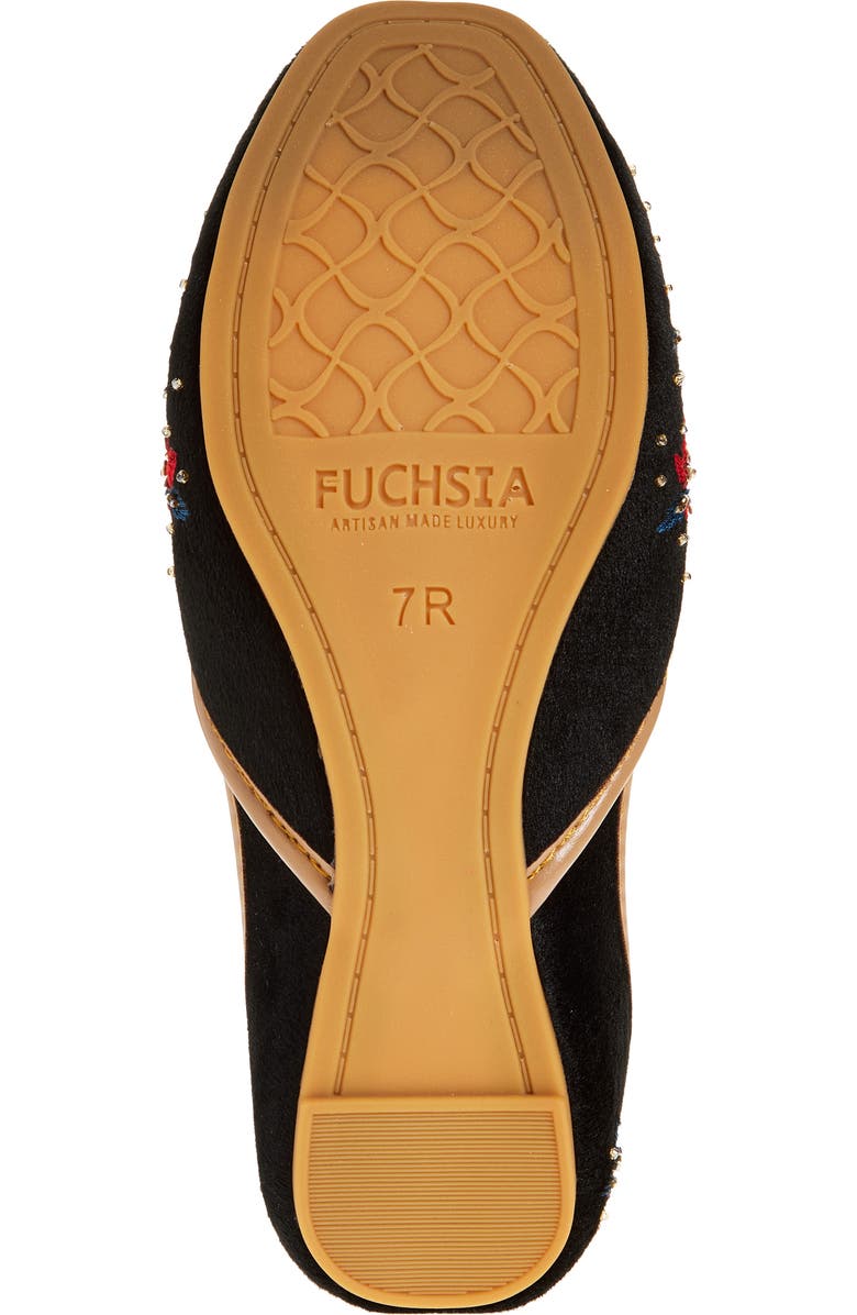 FUCHSIA Lotus Flat, Alternate, color, Black