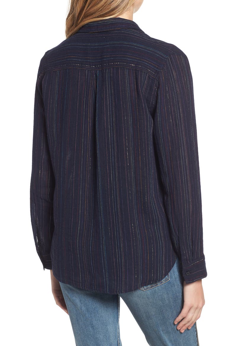 Charli Shirt, Alternate, color, TROPEZ STRIPE