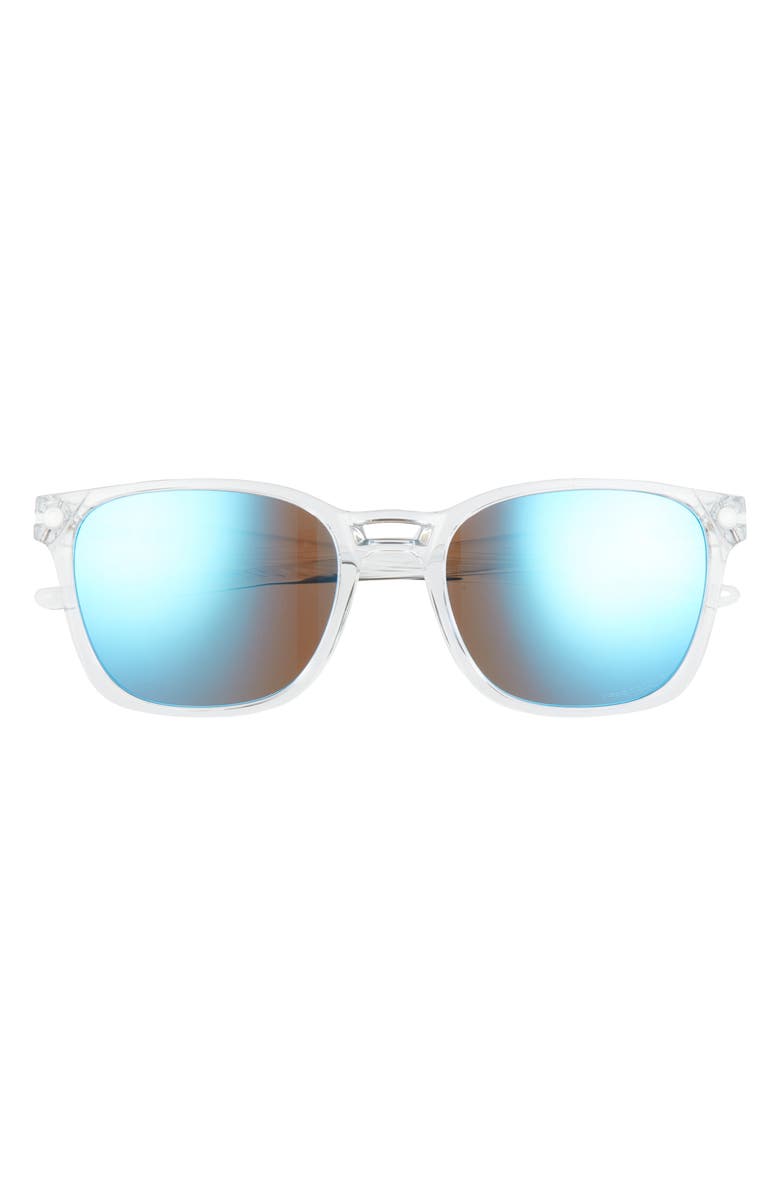 Oakley Oakely Prizm<sup>™</sup> 55mm Sunglasses, Main, color, Polished Clear/ Prizm Sapphire