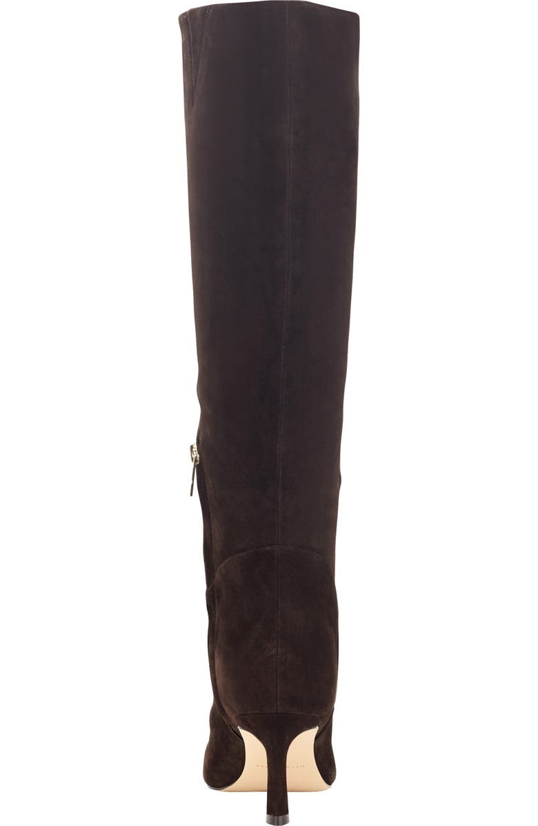 Marc Fisher LTD Sabrina Knee High Boot, Alternate, color, Dark Brown Seude