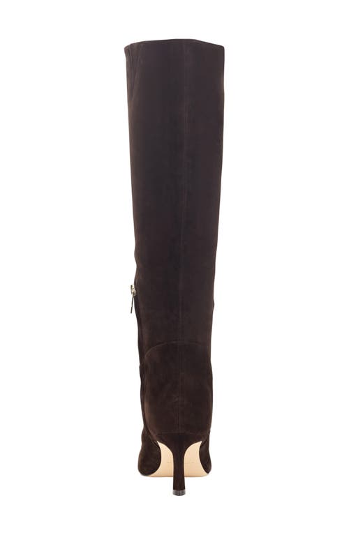 Marc Fisher Ltd Eva Pointed Toe Knee High Boot In Brown