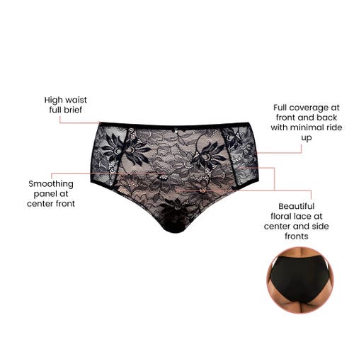 Parfait Luxlacy High Waist Brief In Black