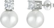 Untamed Petals Maven Pearl and Crystal Studs