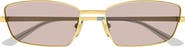 Gucci 61mm Gradient Rectangle Sunglasses