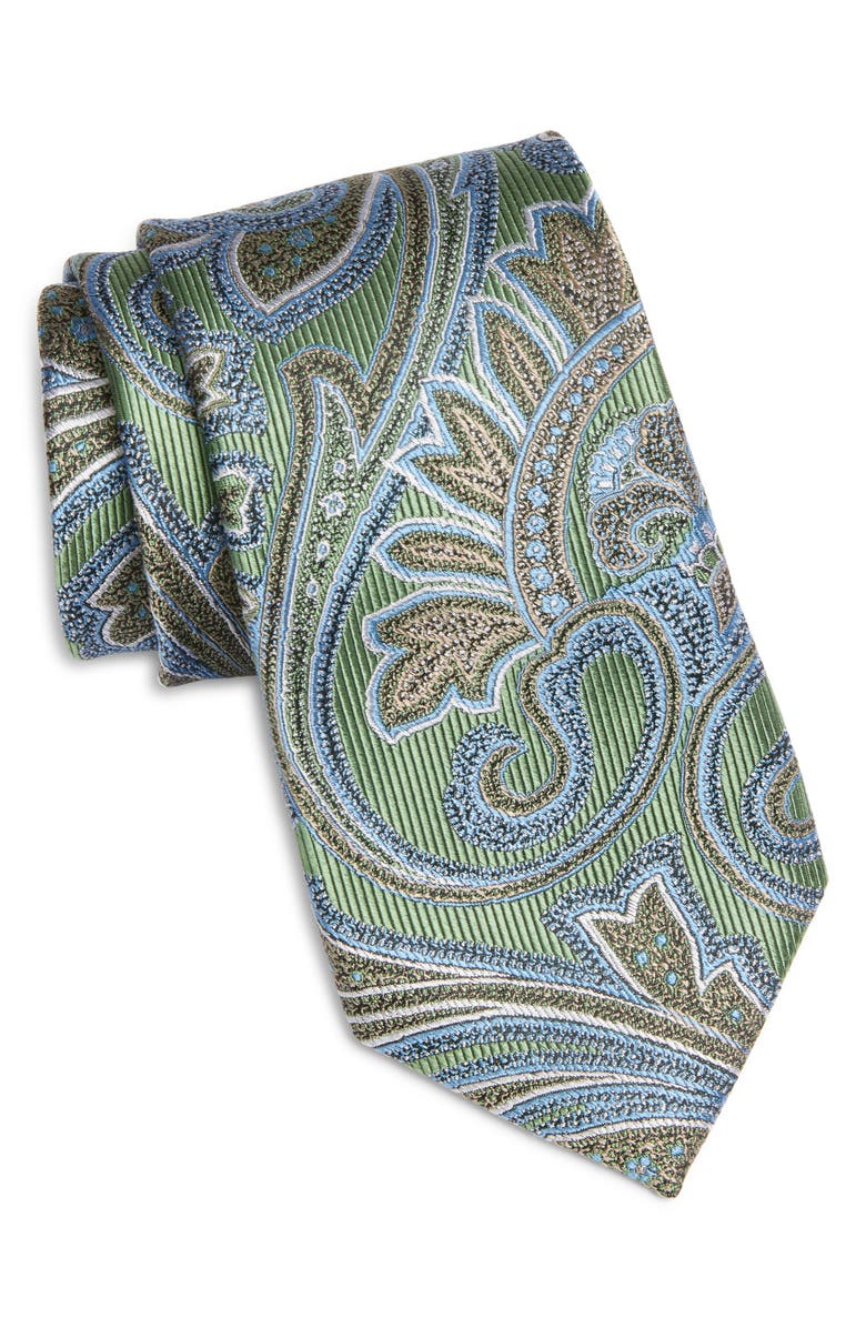 Nordstrom Paisley Silk Tie, Main, color,