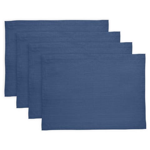 Linen Placemats Set of 4, 14 x 19" - Diana