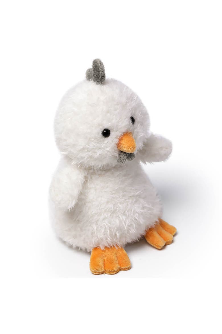 7 Inch Dandelion Chick Weighted Stuffed Animal, Alternate, color, White