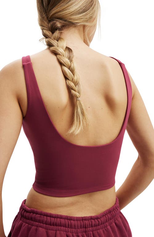 Cotton On Body Active Ultra Soft Scoop Tank In Purple