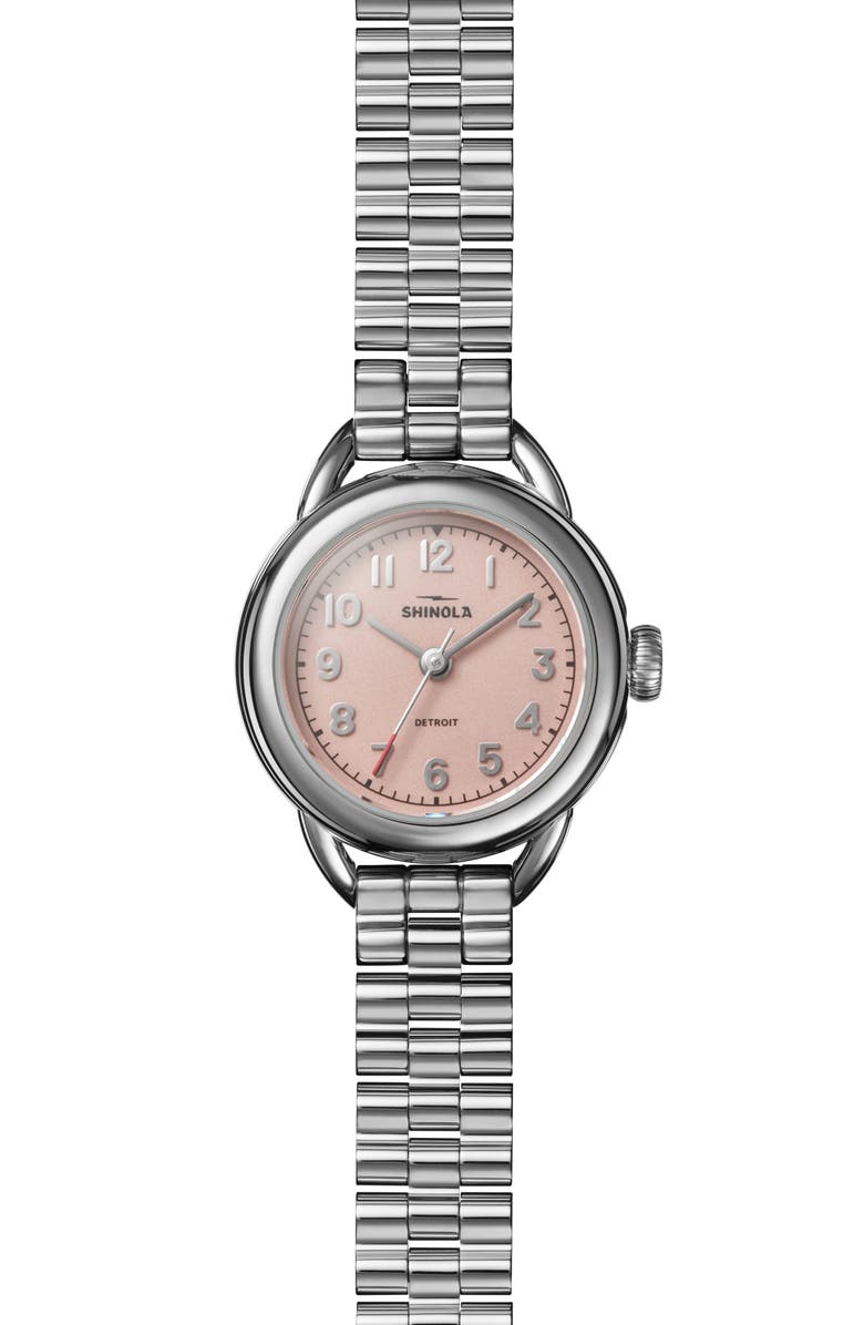 Shinola Runabout Bracelet Watch, 25mm, Main, color, 