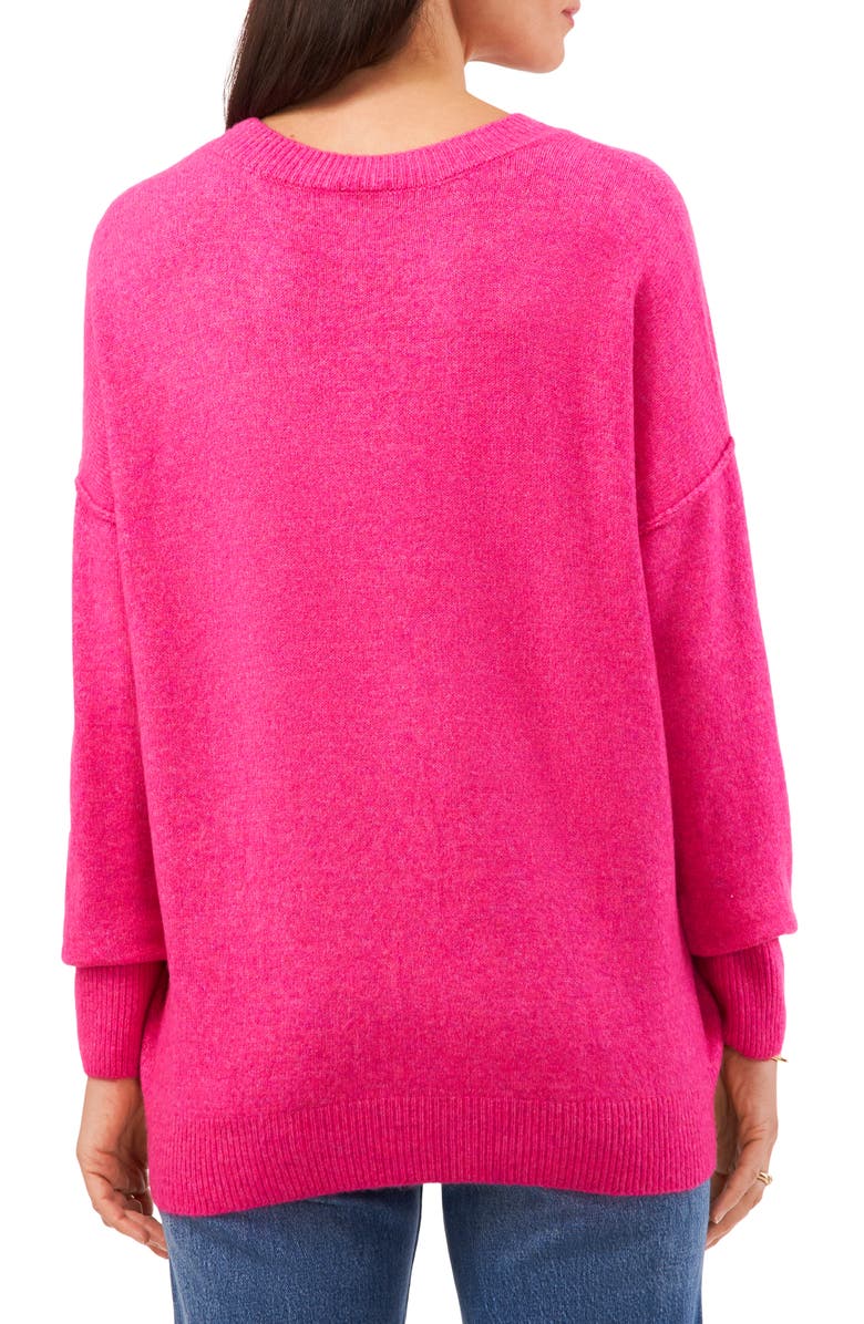 Vince Camuto Center Seam Crewneck Sweater, Alternate, color, Paradox