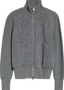 Herno Mixed Media Faux Shearling Jacket