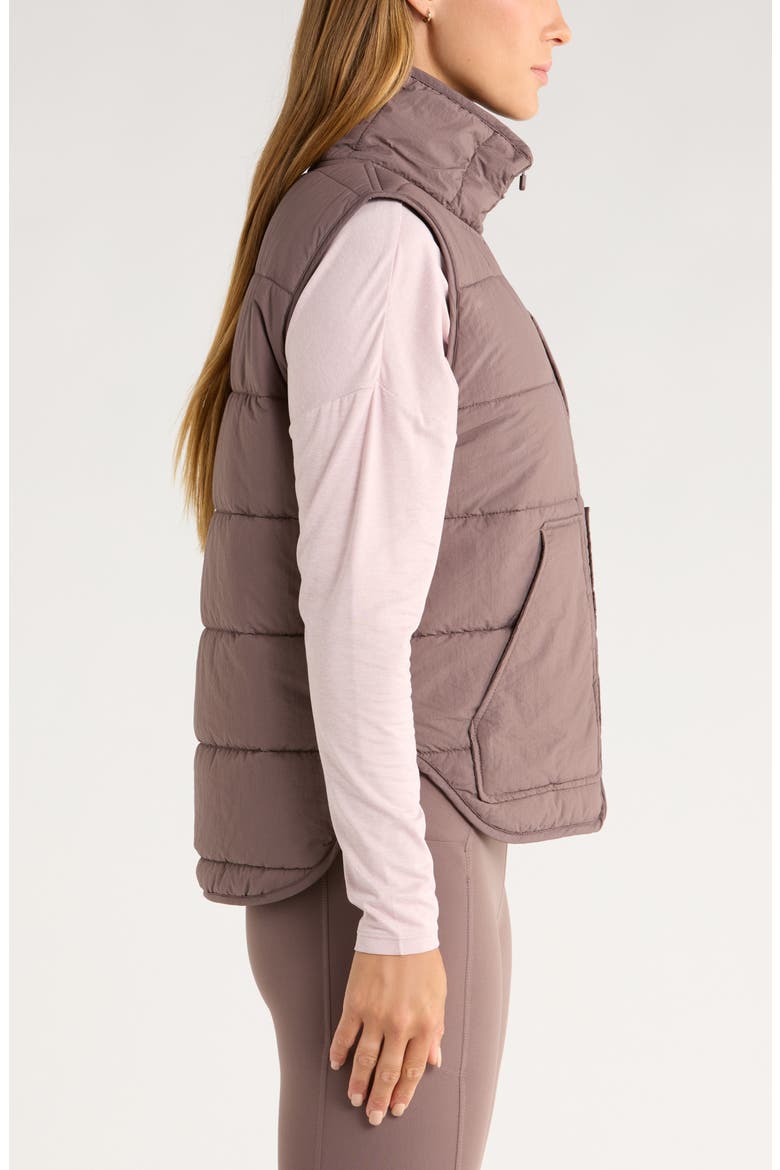 Packable Quilted Vest, Alternate, color, GREY PLUM