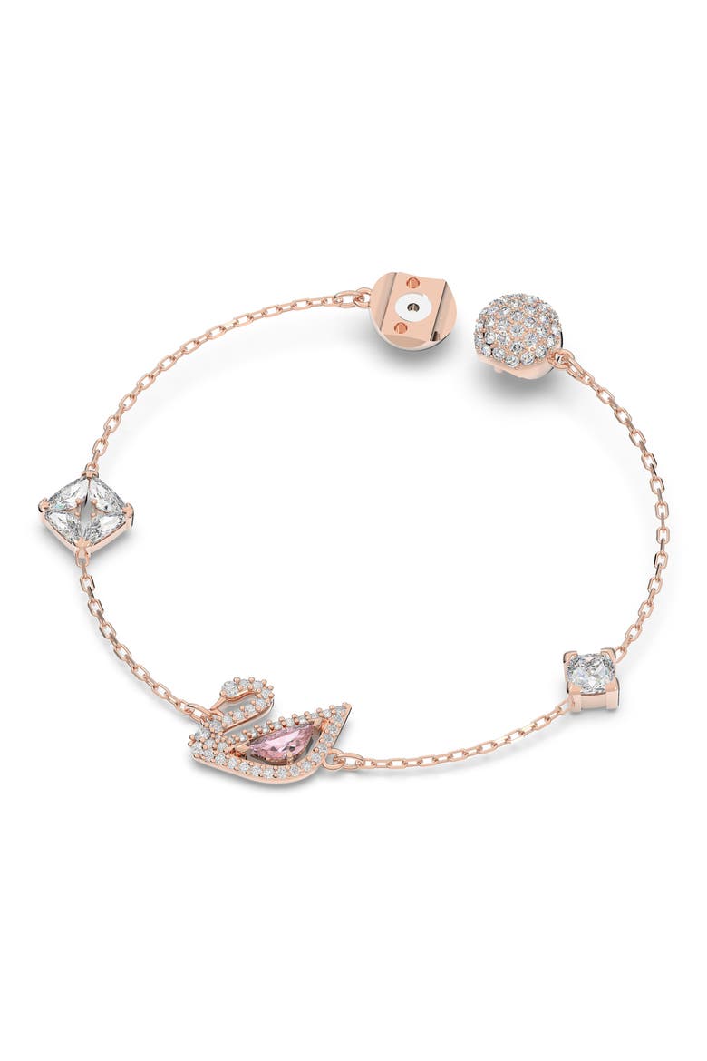 Swan Station Bracelet, Alternate, color, PINK