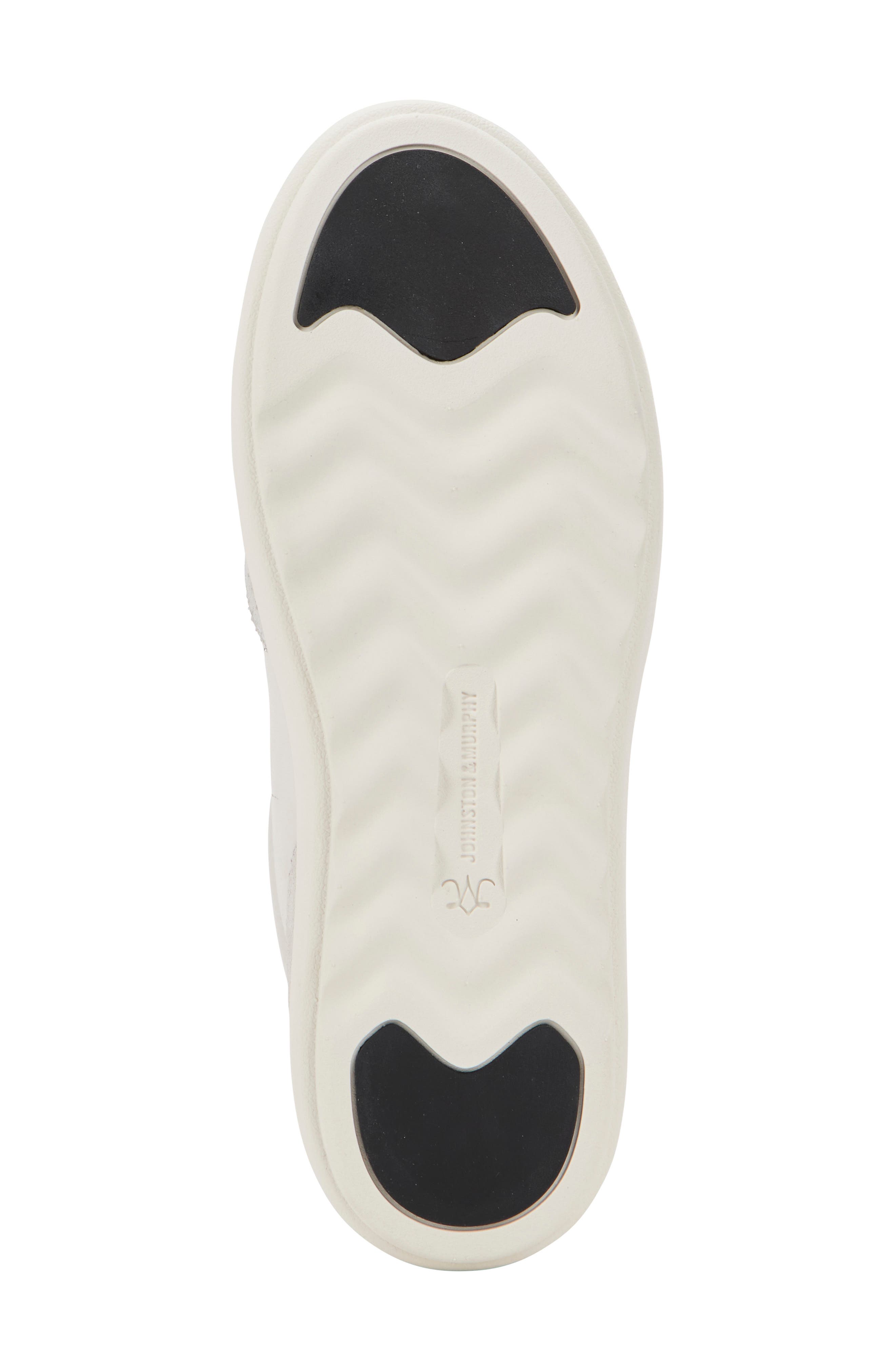 JOHNSTON & MURPHY COLLECTION Cammie Low Top Sneaker, Alternate, color, White Glove Leather/ Suede