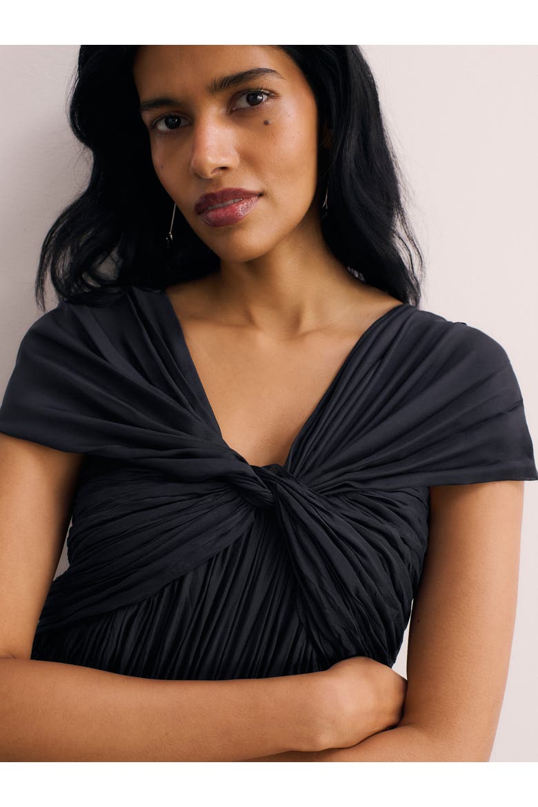 Sevilla Silk Chiffon Maxi Dress, Alternate, color, Navy
