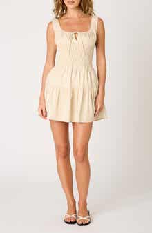 Nia Salt Cotton Mini Sundress