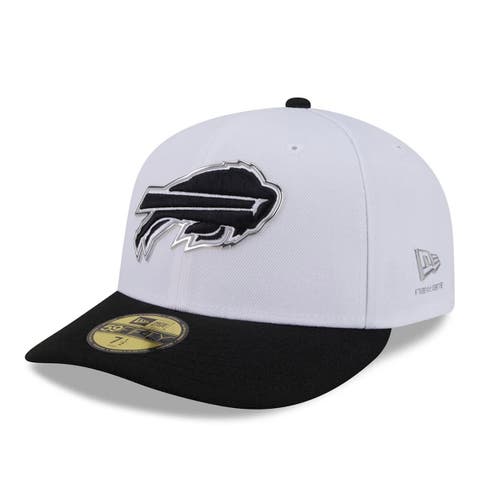 Men's New Era  White/Black Buffalo Bills 2026 NFL Draft Pre-Curved 59FIFTY Fitted Hat