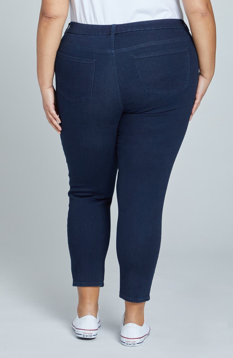 Universal Standard Seine Ankle Skinny Jeans, Alternate, color, Dark Indigo