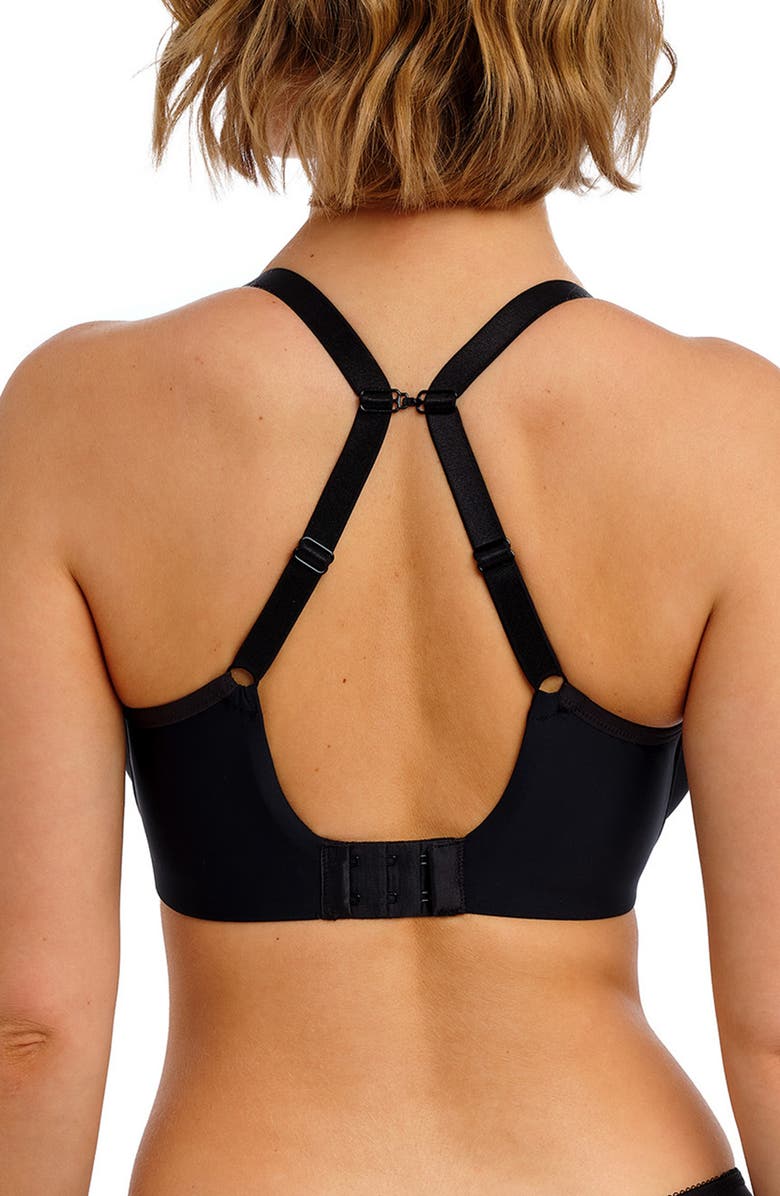 Freya Essentially Smooth Underwire Balconette Bra, Alternate, color, Black