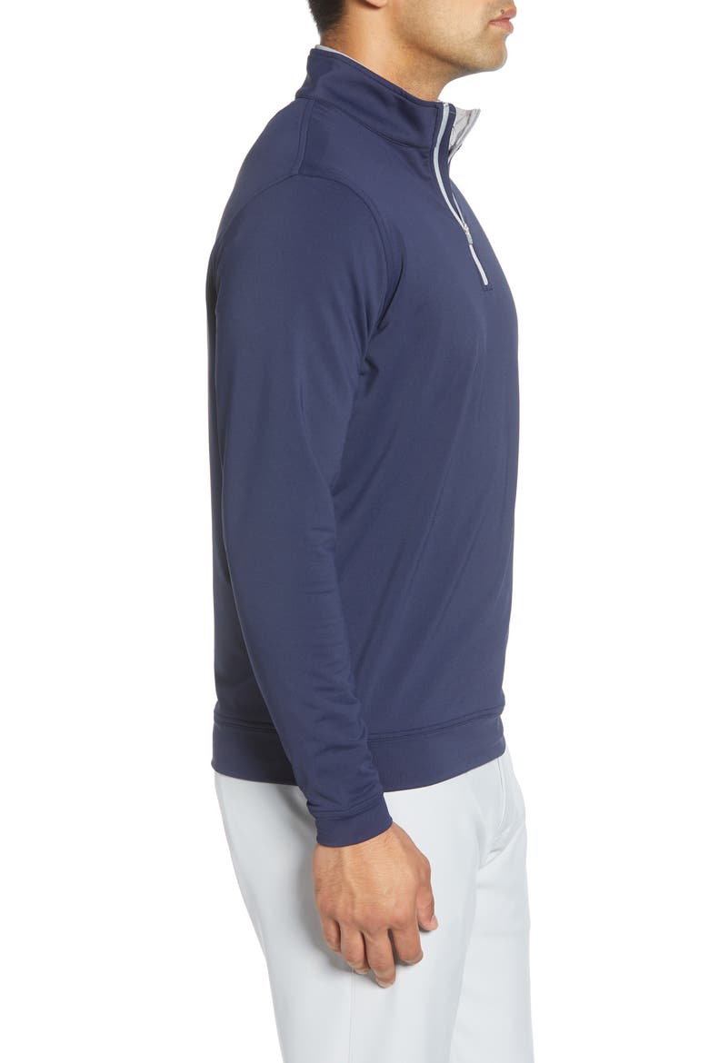 Perth Performance Quarter Zip Sweatshirt, Alternate, color, NAVY