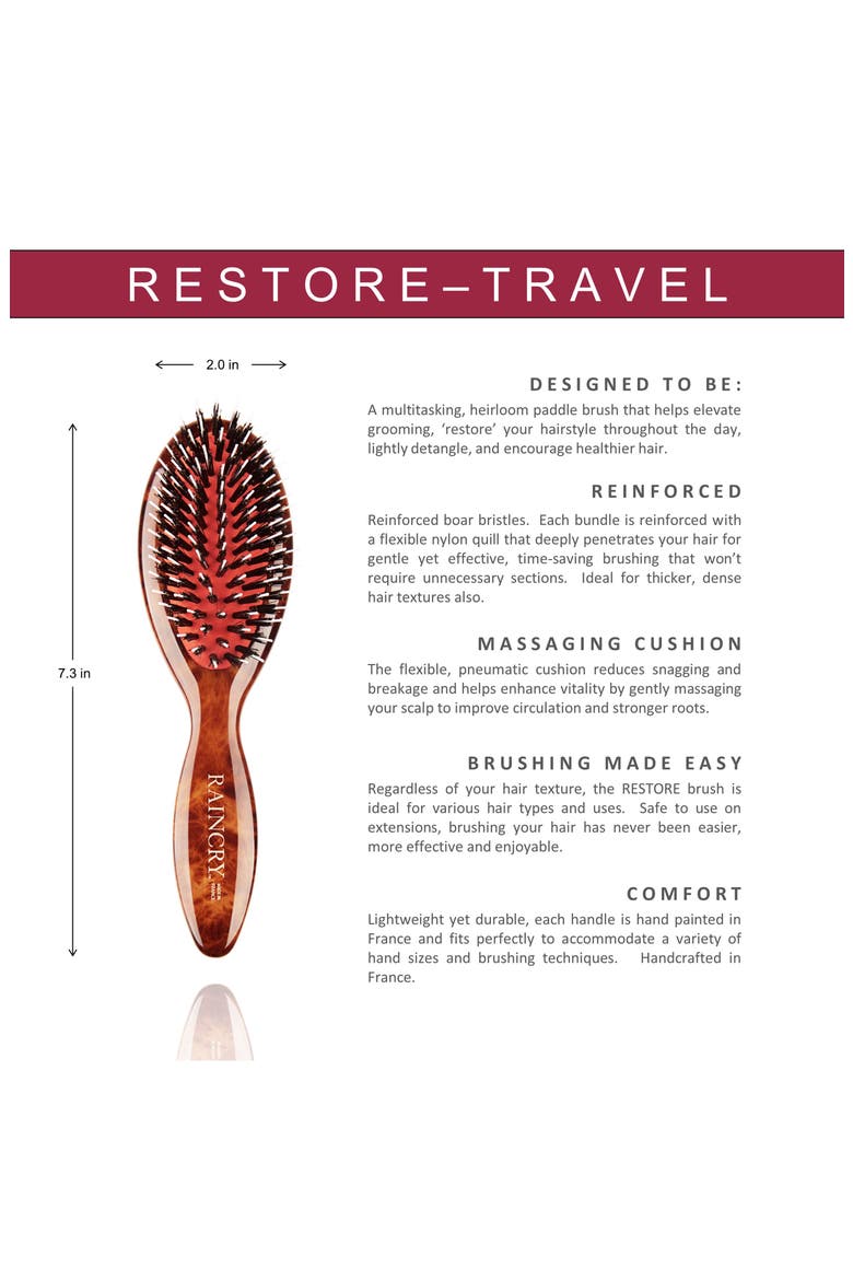 Restore Travel Reinforced Brush, Alternate, color, NO COLOR