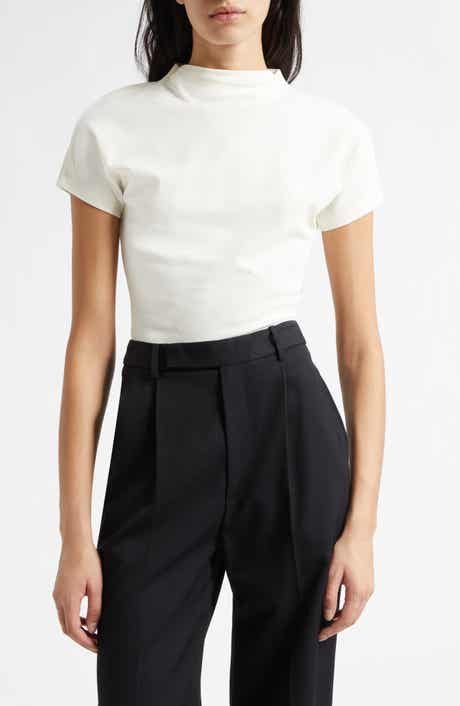 Ecrei Mixed Media Cotton T-Shirt