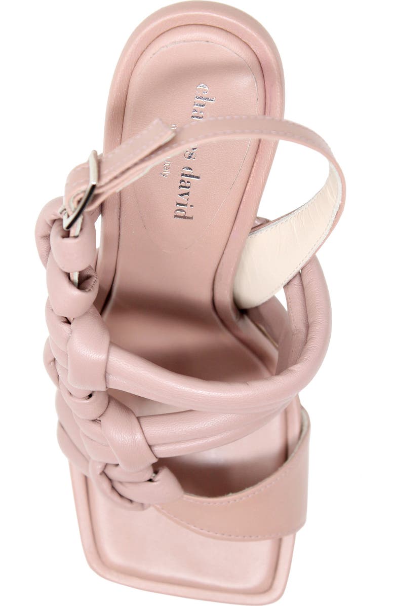 Charles David Lonestar Knotted Sandal, Alternate, color, Clay