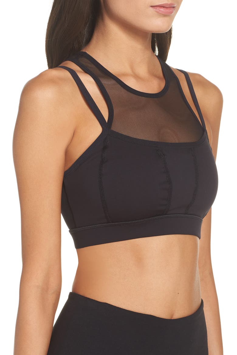 Stealth Sports Bra, Alternate, color, BLACK