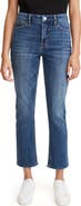 JEN7 by 7 For All Mankind JEN7 High Waist Chew Hem Ankle Straight Leg Jeans