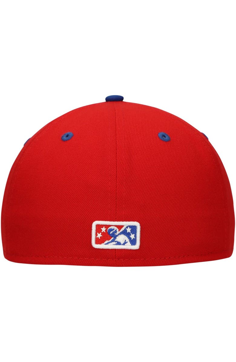 New Era Men's New Era Red Lehigh Valley Mamajuana Copa de la Diversión 59FIFTY Fitted Hat, Alternate, color, Red