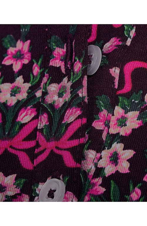 Lands' End Petite Knit 2 Piece Pajama Set In Multi