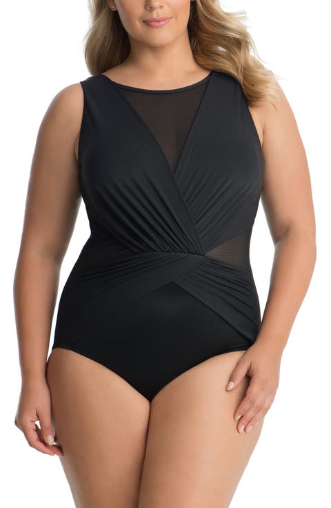 Illusionists Palma One-Piece Swimsuit (Plus Size)