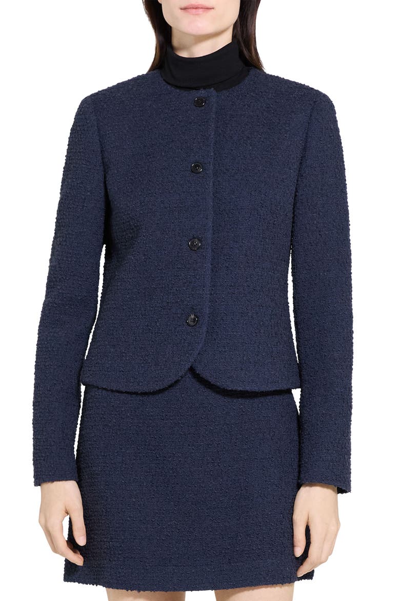 Tweed Jacket, Main, color, NOCTURNE NAVY