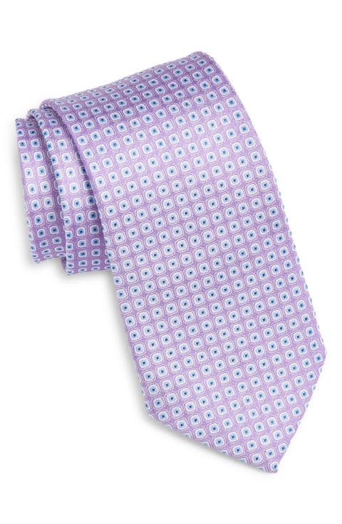 Geometric Silk Tie