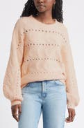 Treasure & Bond Cable Crewneck Sweater