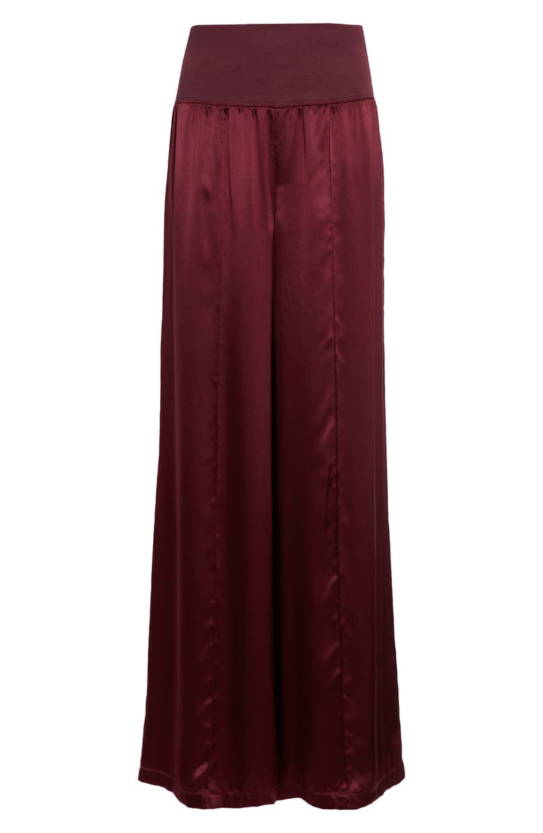 ATM Anthony Thomas Melillo Silk Charmeuse Wide Leg Pants, Alternate, color, 