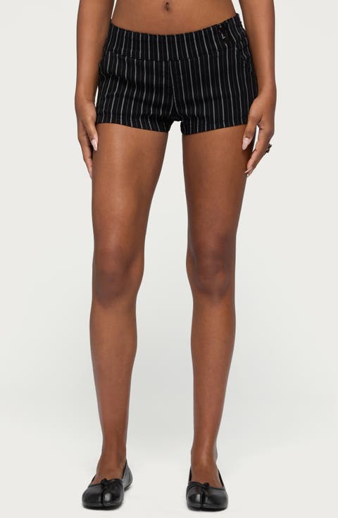 Violetta Stripe Microshorts