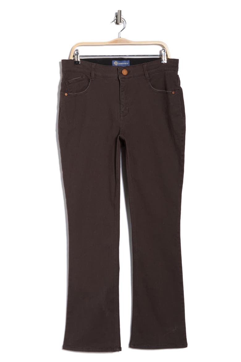 'Ab'Solution High Waist Itty Bitty Boot Jeans, Alternate, color, ESPRESSO