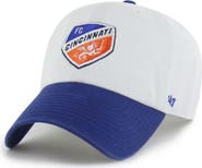 '47 Men's '47 White FC Cincinnati Two-Tone Clean Up Adjustable Hat