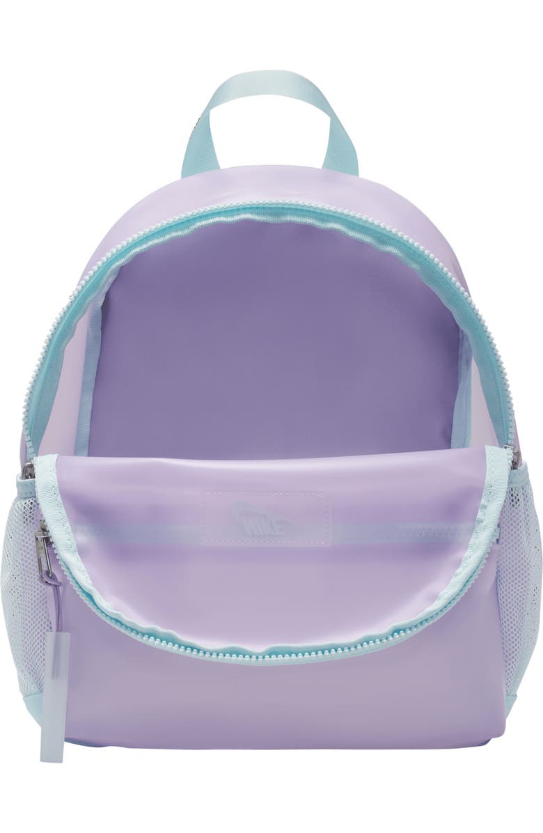Nike Kids' Translucent Mini Backpack, Alternate, color, Hydrangeas/ Glacier Blue