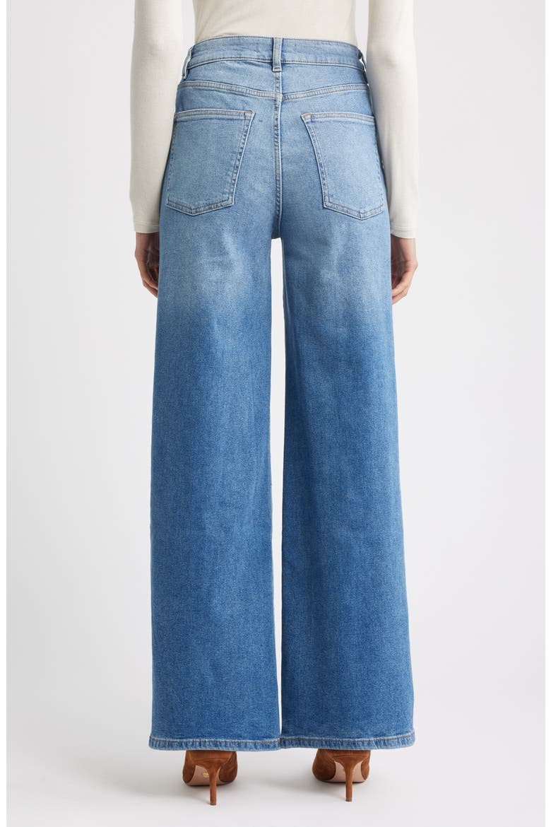 High Waist Wide Leg Jeans, Alternate, color, EVER AFTER BLUES